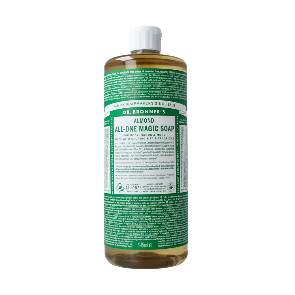 Dr Bronners Liquid soap amandel 945.00 Milliliter