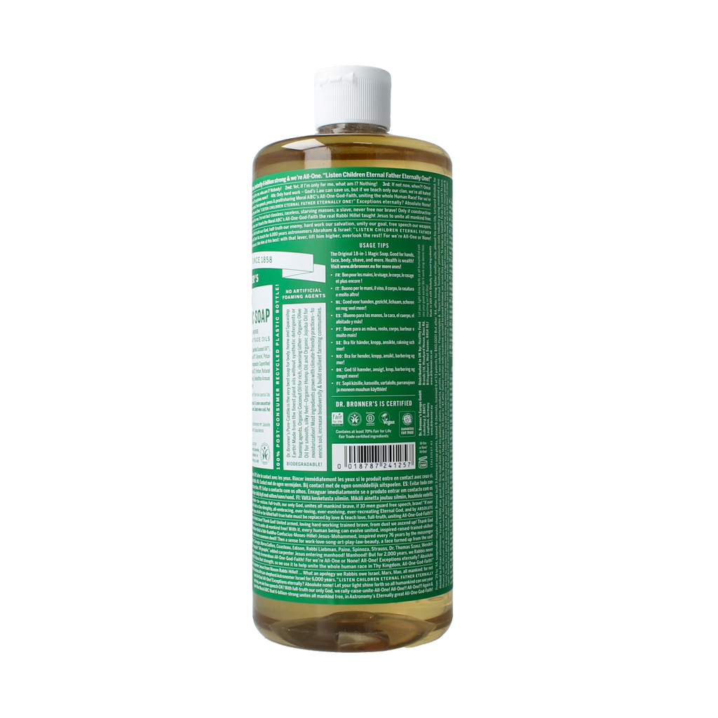 Dr Bronners Liquid soap amandel 945.00 Milliliter