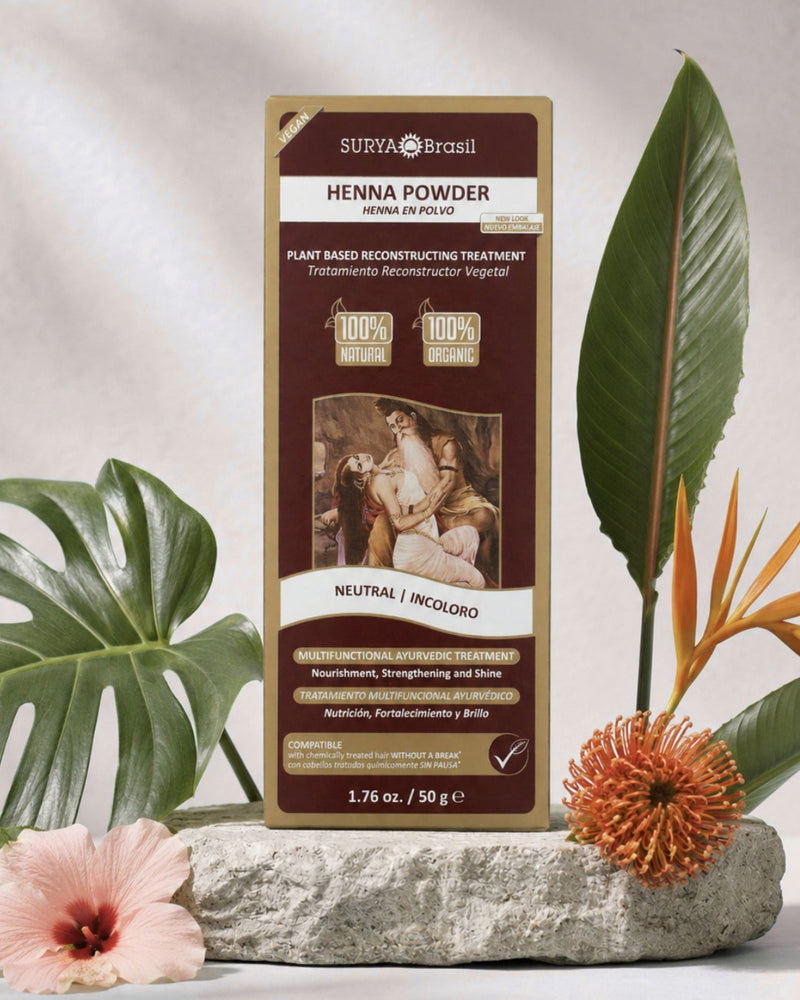 Surya Brasil Henna hair dye powder neutral 50 Gram extra image