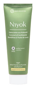 Niyok tandpasta peppermint lemon 75.00 Milliliter