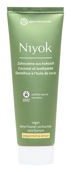 Niyok tandpasta peppermint lemon 75.00 Milliliter