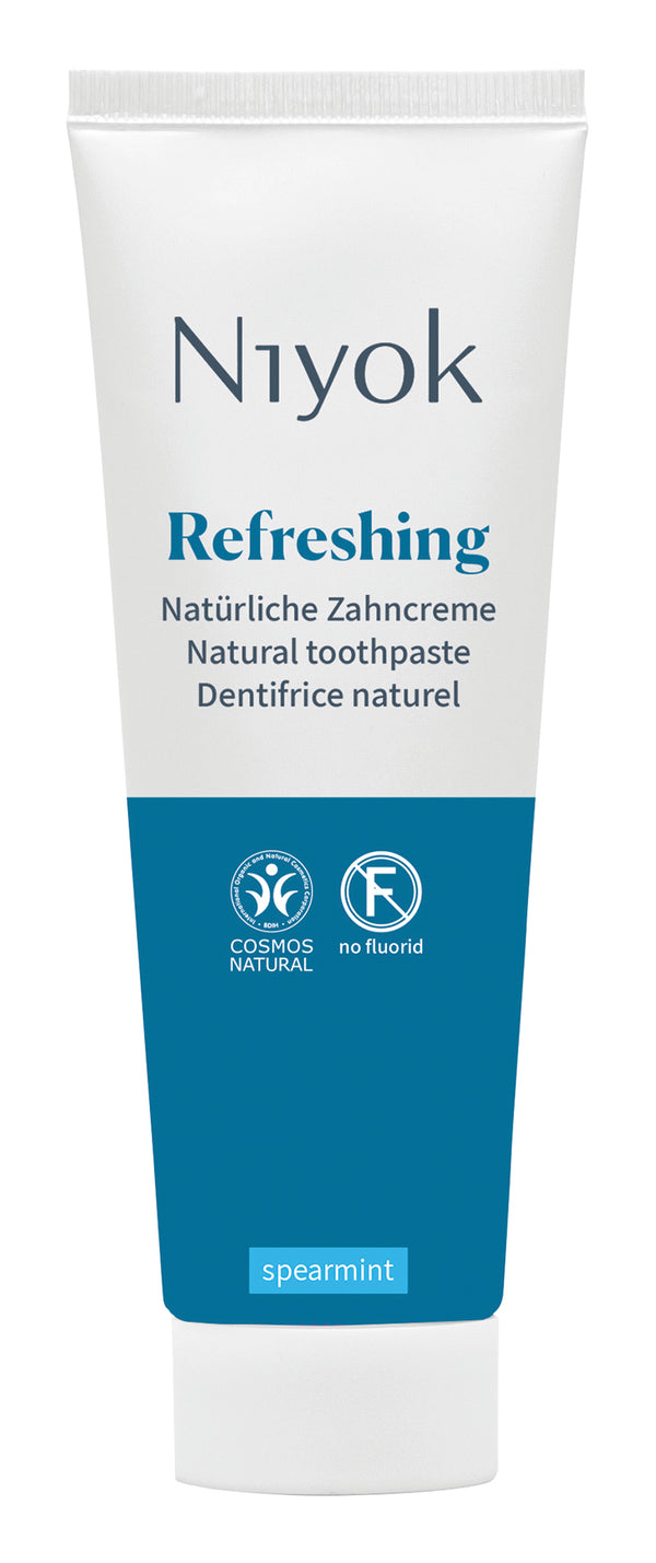 Niyok tandpasta refreshing spearmint 75.00 Milliliter