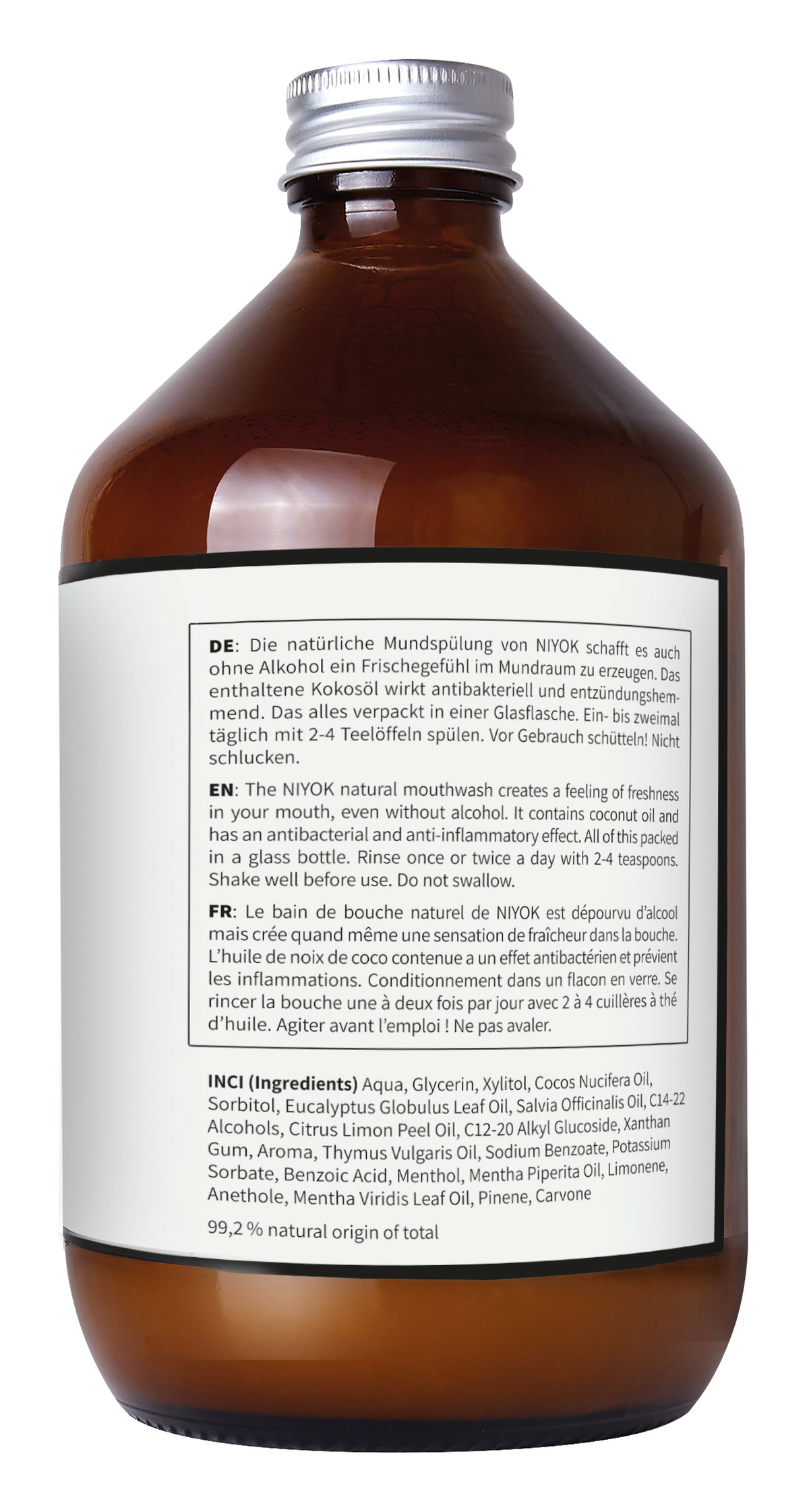 Niyok Mouthwash peppermint 500.00 Milliliter