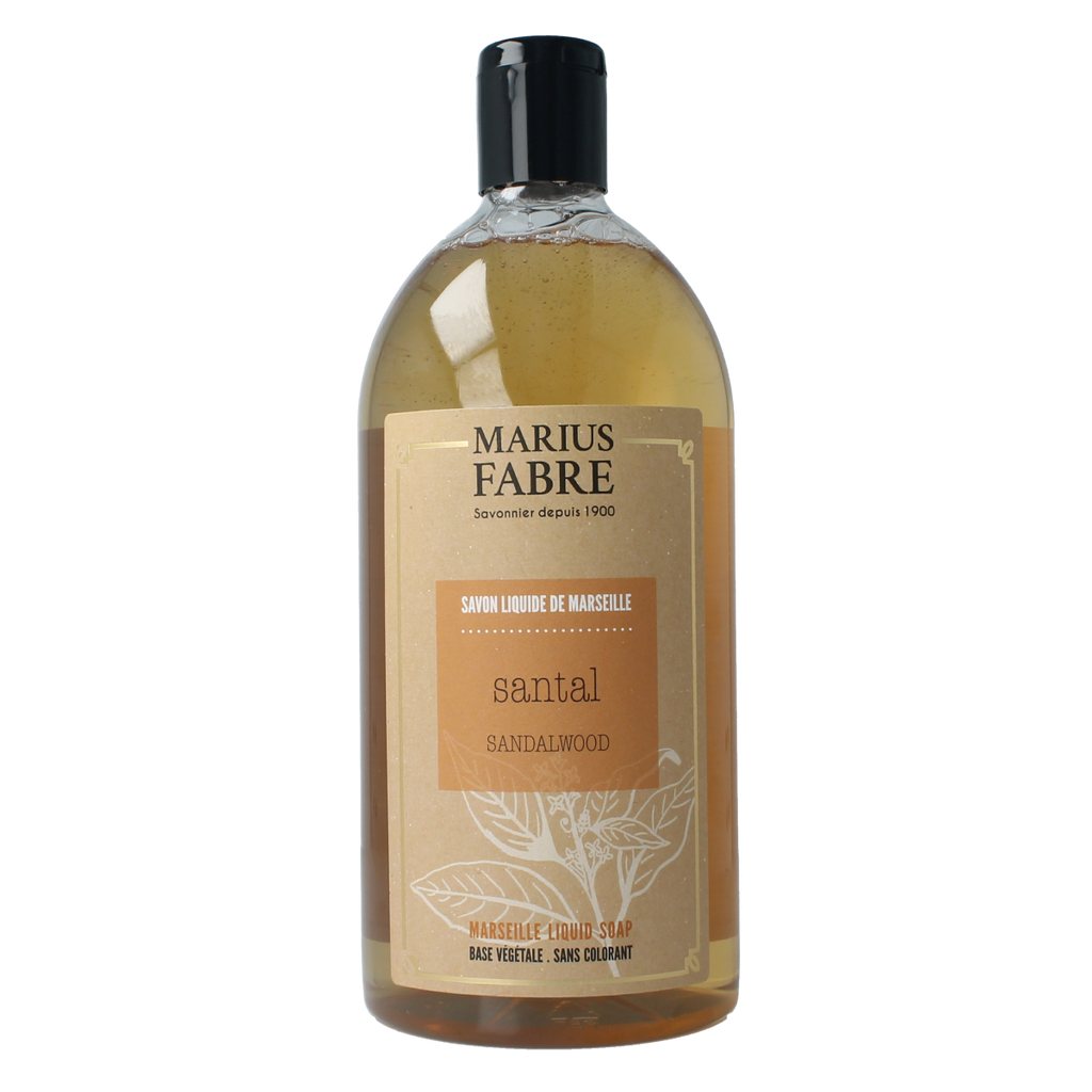 Marius Fabre Zeep sandelhout navulling 1.00 Liter