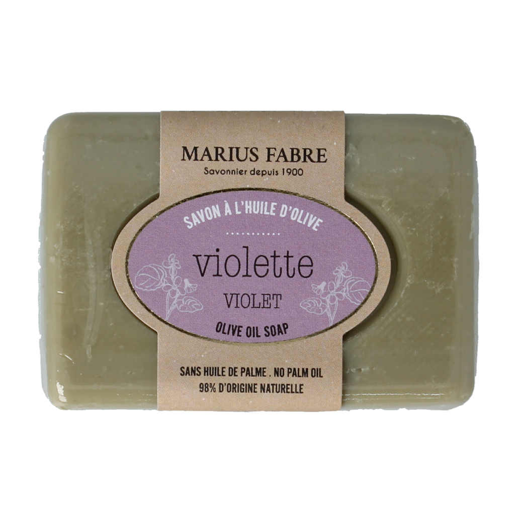 Marius Fabre Zeep viooltjes met olijfolie 100.00 Gram
