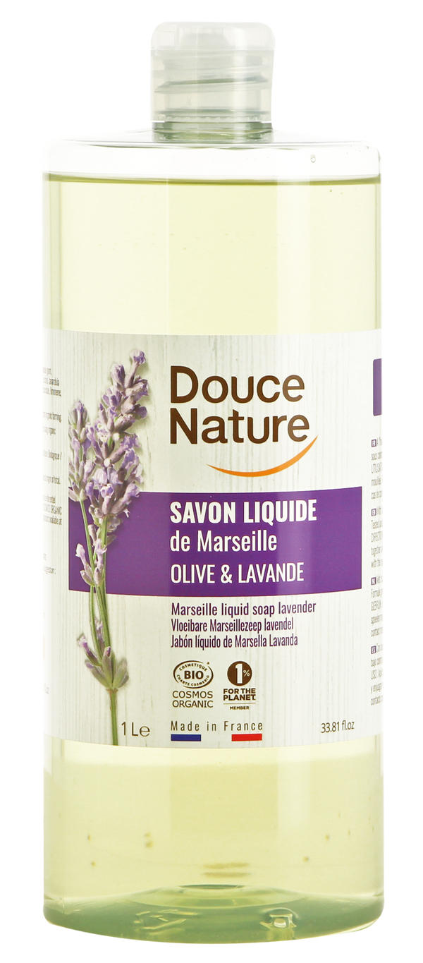 Douce Nature Zeep Marseille vloeibaar lavendel bio 1.00 Liter
