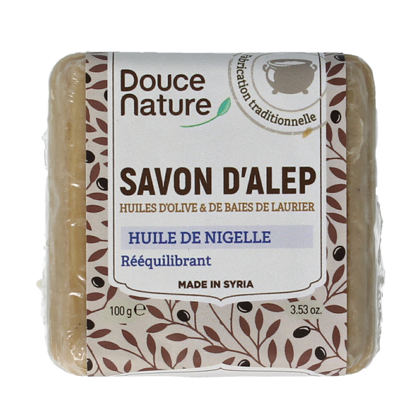 Douce Nature Zeep Aleppo nigella klein bio 100.00 Gram