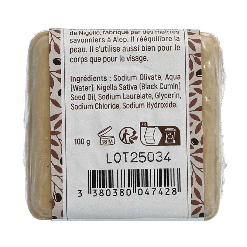 Douce Nature Zeep Aleppo nigella klein bio 100.00 Gram
