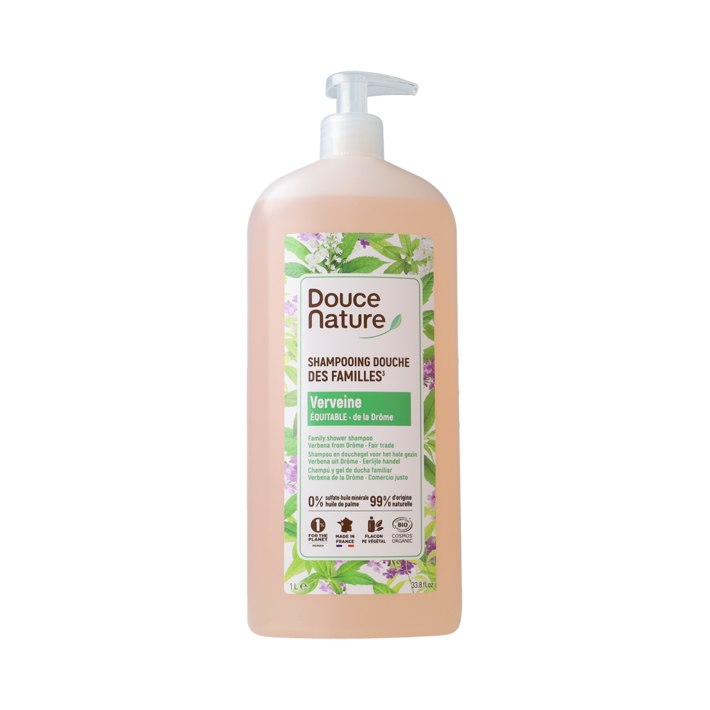 Douce Nature Douchegel & shampoo provence verbena Ardeche bio 1.00 Liter