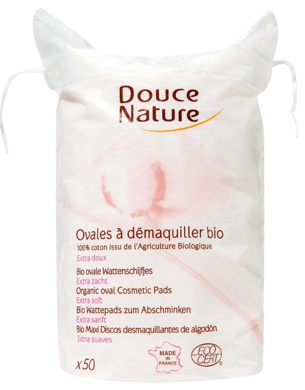 Douce Nature Wattenschijfjes ovaal bio katoen 50.00 Stuks