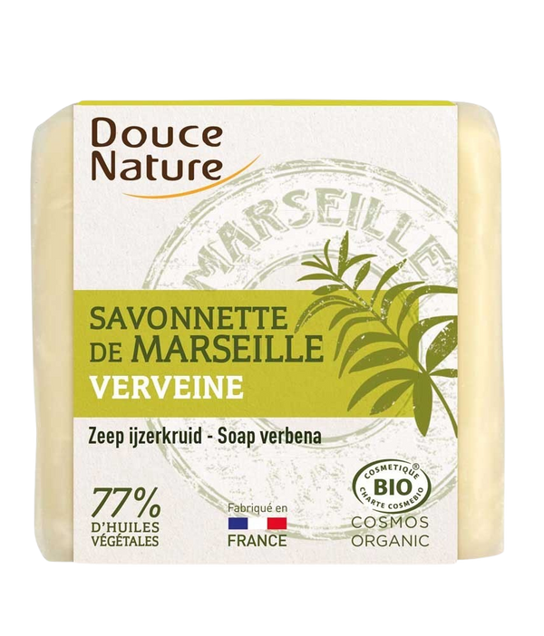 Douce Nature Zeep Marseille ijzerkruid/verbena bio 100.00 Gram