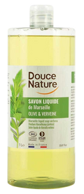 Douce Nature Zeep Marseille vloeibaar ijzerkruid/verbena bio 1.00 Liter