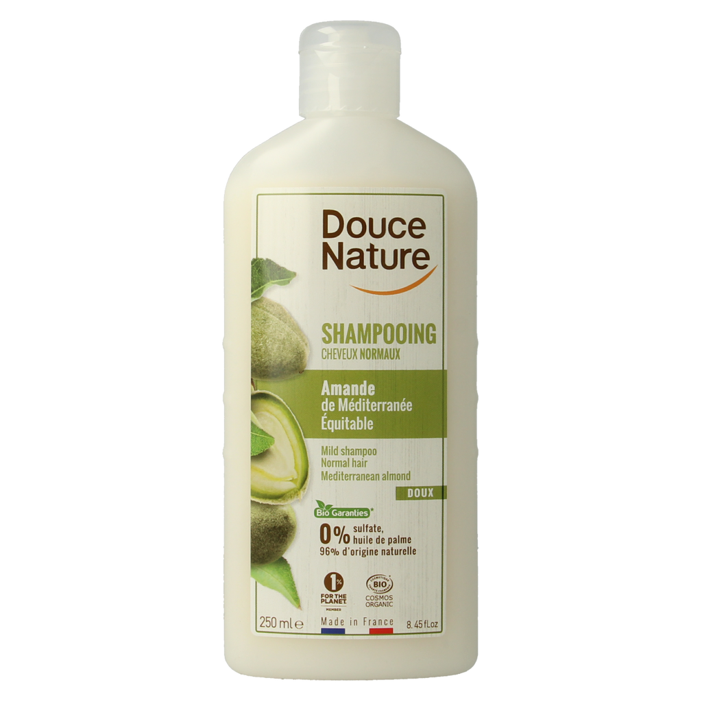 Douce Nature Shampoo normaal/droog haar amandelmelk bio 250.00 Milliliter