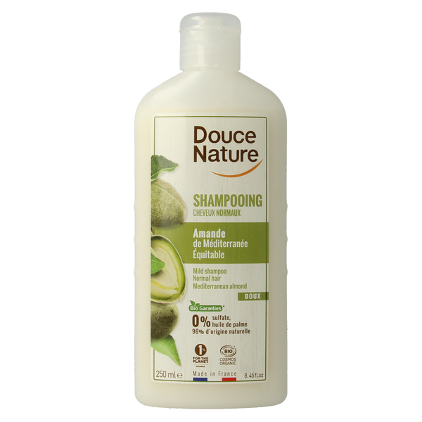 Douce Nature Shampoo normaal/droog haar amandelmelk bio 250.00 Milliliter