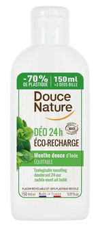 Douce Nature Deodorant mint navulling 150 Milliliter