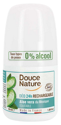 Douce Nature Deodorant roll on aloe hervulbaar 50.00 Gram
