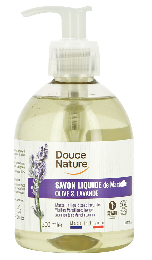 Douce Nature Zeep Marseille vloeibaar lavendel bio 300 Milliliter