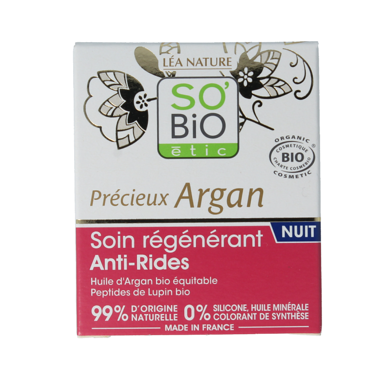So Bio Etic Nachtcreme moisturizing anti rimpel 50 Milliliter