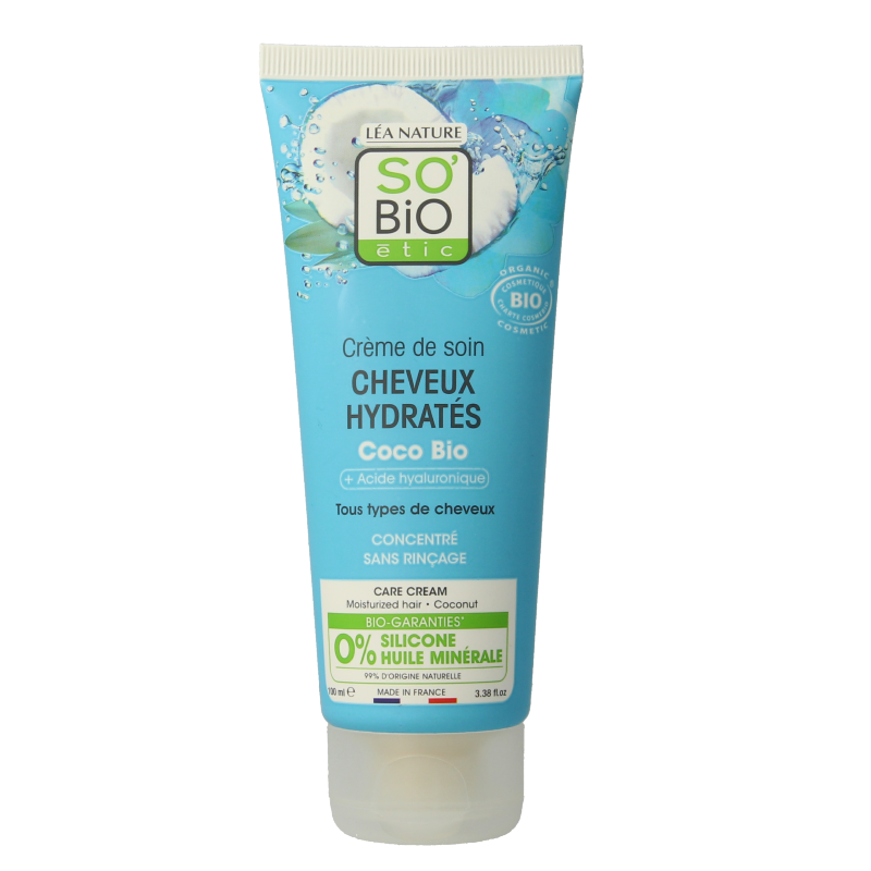 So Bio Etic Leave in haarmasker coco hyaluronic acid 100 Milliliter