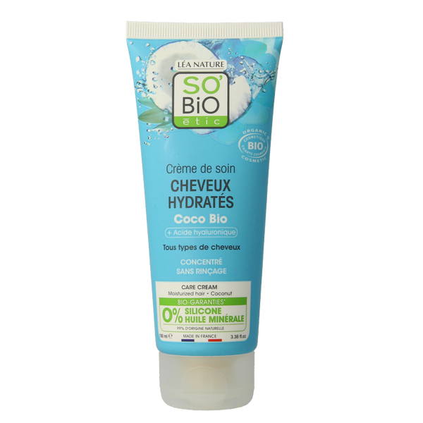 So Bio Etic Leave in haarmasker coco hyaluronic acid 100 Milliliter