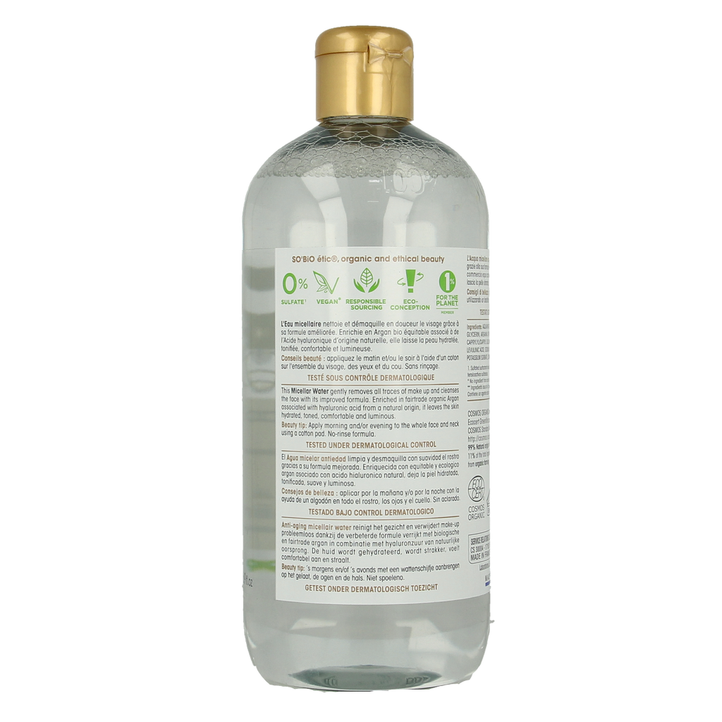 So Bio Etic Argan anti-aging micellar water 500.00 Milliliter
