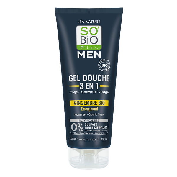 So Bio Etic Showergel for men 3-in-1 ginger 200.00 Milliliter