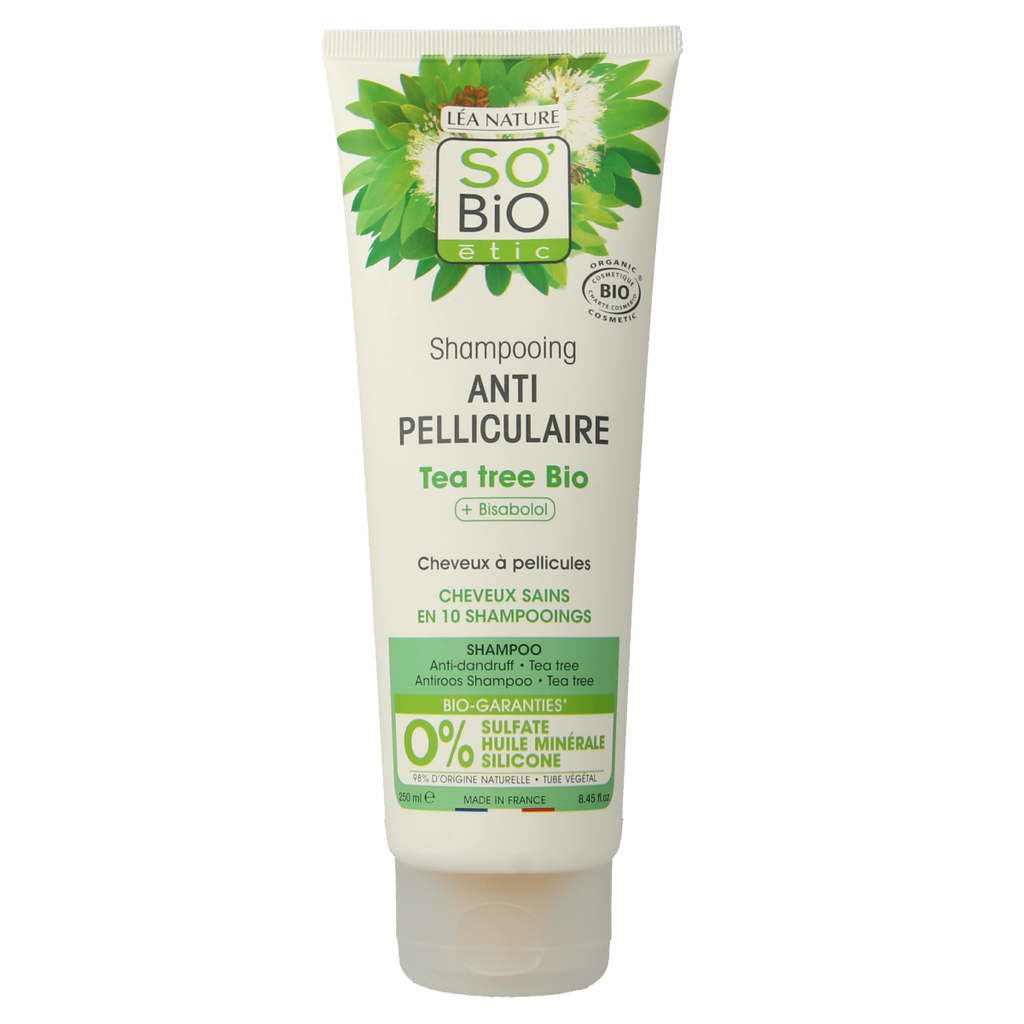 So Bio Etic Shampoo anti roos tea tree 250.00 Milliliter