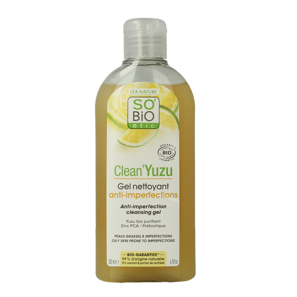 So Bio Etic Clean yuzu cleansing gel 200.00 Milliliter