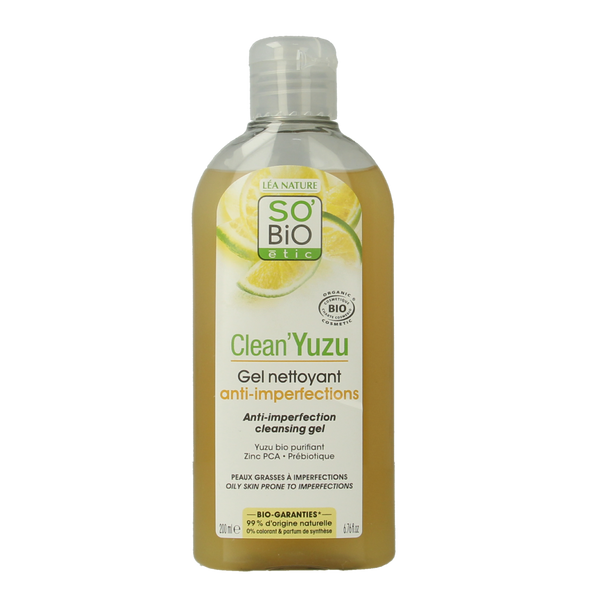 So Bio Etic Clean yuzu cleansing gel 200.00 Milliliter