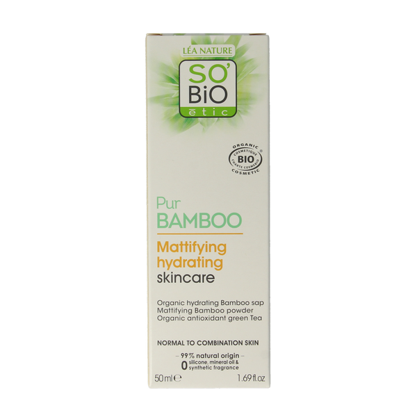 So Bio Etic Bamboo mattifying hydrating cream 50.00 Milliliter