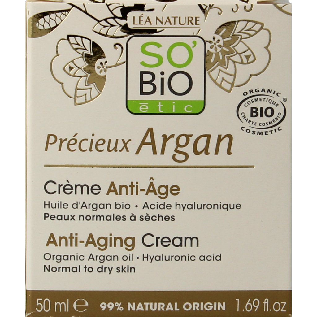 So Bio Etic Argan anti-aging day cream 50.00 Milliliter
