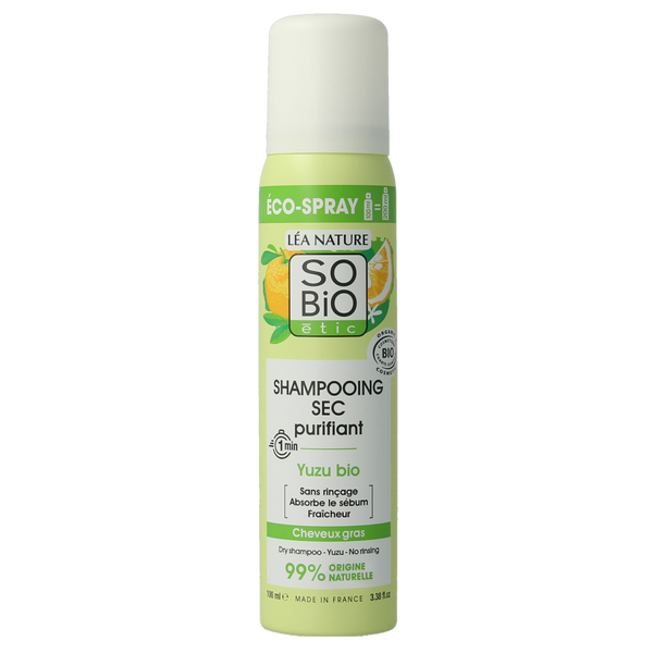 So Bio Etic Purifying dry shampoo yuzu 100.00 Milliliter