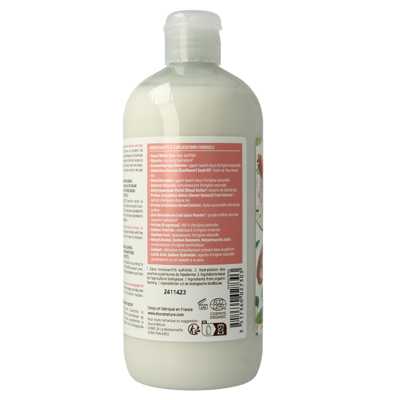 Douce Nature Douchecreme amandelmelk 500 Milliliter