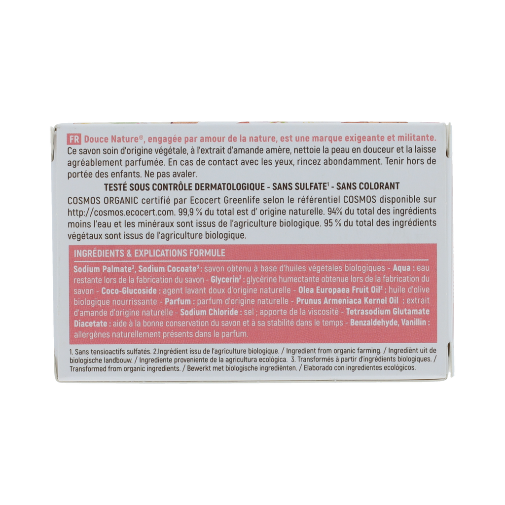 Douce Nature Almond softness amandel zeep bar 100.00 Gram