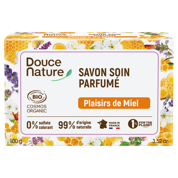Douce Nature Honey pleasure honing zeep bar 100.00 Gram