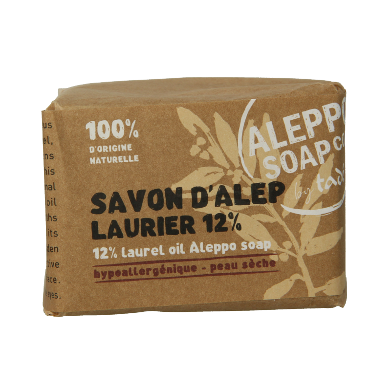 Aleppo Soap Co Zeep 12% laurier 190 Gram