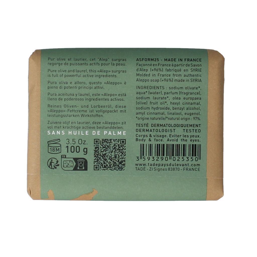 Aleppo Soap Co Jasmijn zeep 100.00 Gram