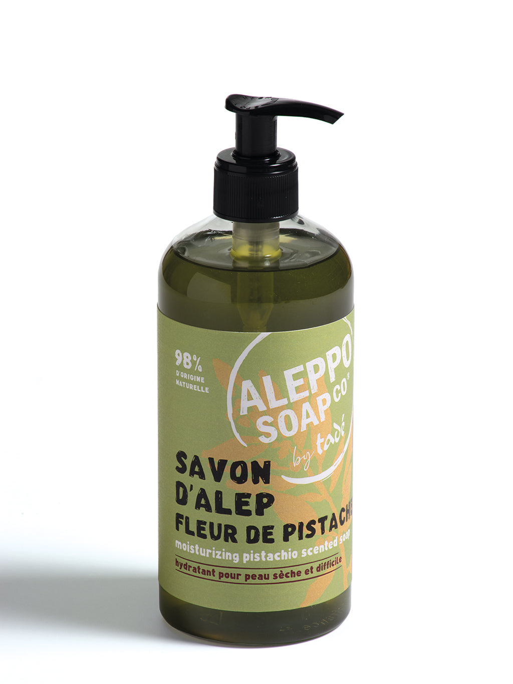 Aleppo Soap Co Savon d'Alep liquid fleur de pistache 500.00 Milliliter