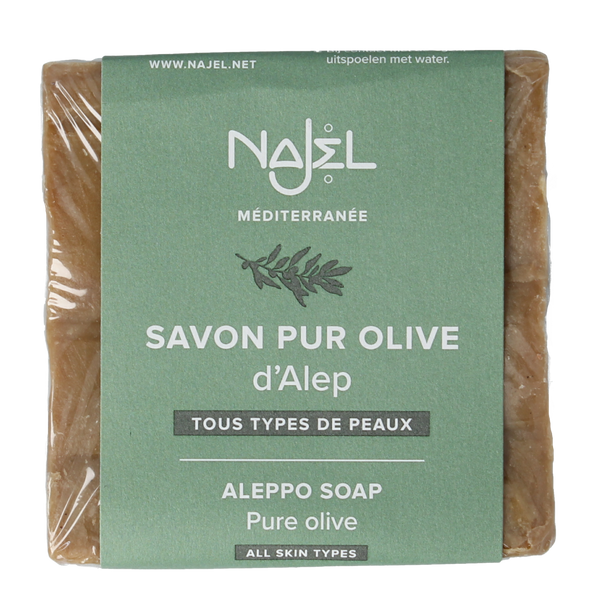 Najel Aleppo Aleppo zeep olijf olie 100% 200.00 Gram