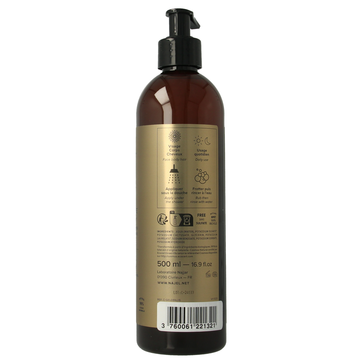 Najel Showergel prickly pear 500.00 Milliliter