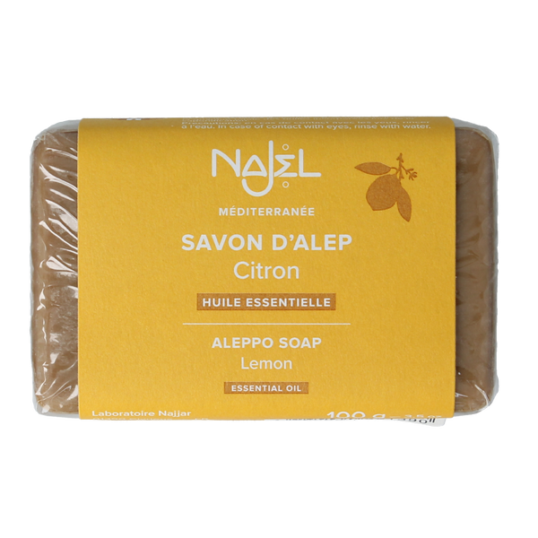 Najel Aleppo Aleppo zeep olijf citroen limoen 100.00 Gram
