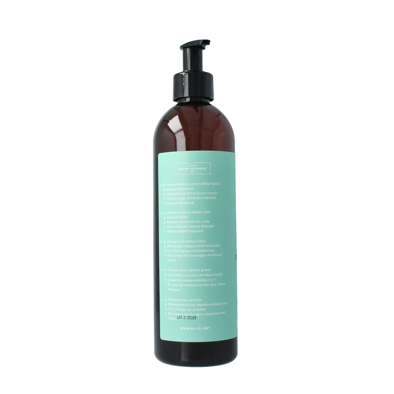 Najel Aleppo Aleppo shampoo vet haar 500 Milliliter