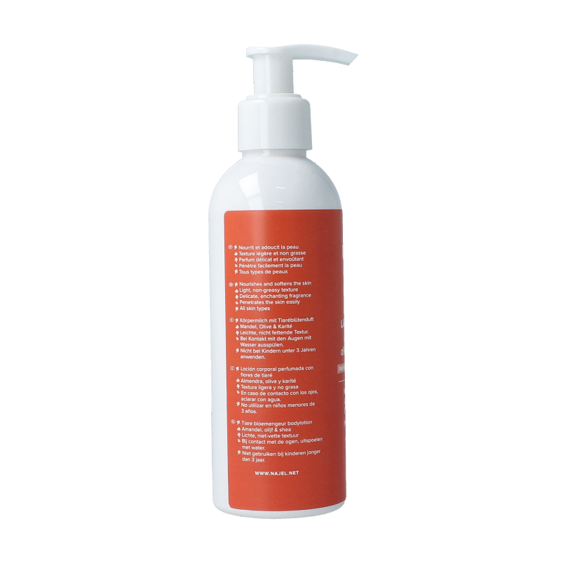 Najel Aleppo Bodymilk tiare flower 200 Milliliter