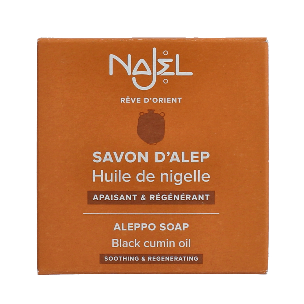 Najel Aleppo Aleppo zeep nigella olie zwarte komijn 100.00 Gram
