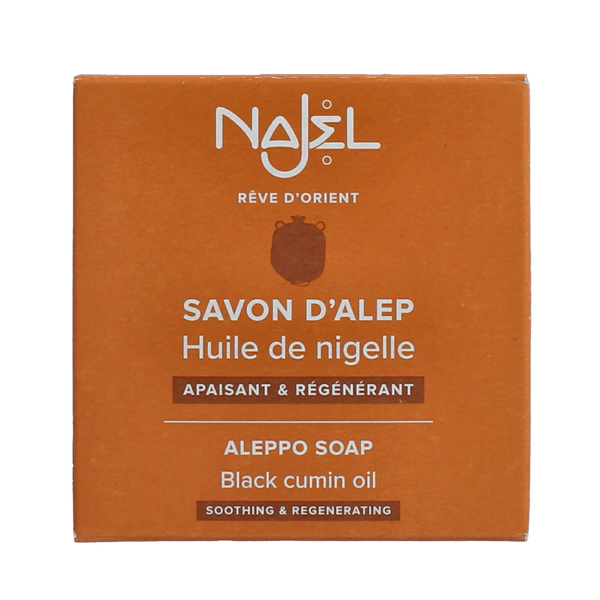 Najel Aleppo Aleppo zeep nigella olie zwarte komijn 100.00 Gram