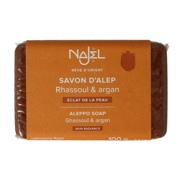 Najel Aleppo Aleppo zeep argan olie lava aarde 100.00 Gram