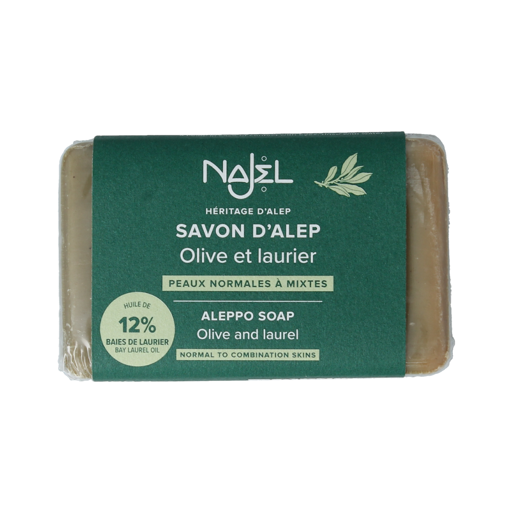 Najel Aleppo Aleppo zeep laurier olie 12% 100.00 Gram