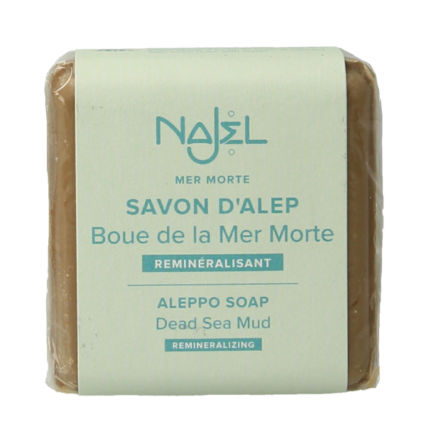 Najel Aleppo Aleppo zeep scrub dode zee klei 100 Gram