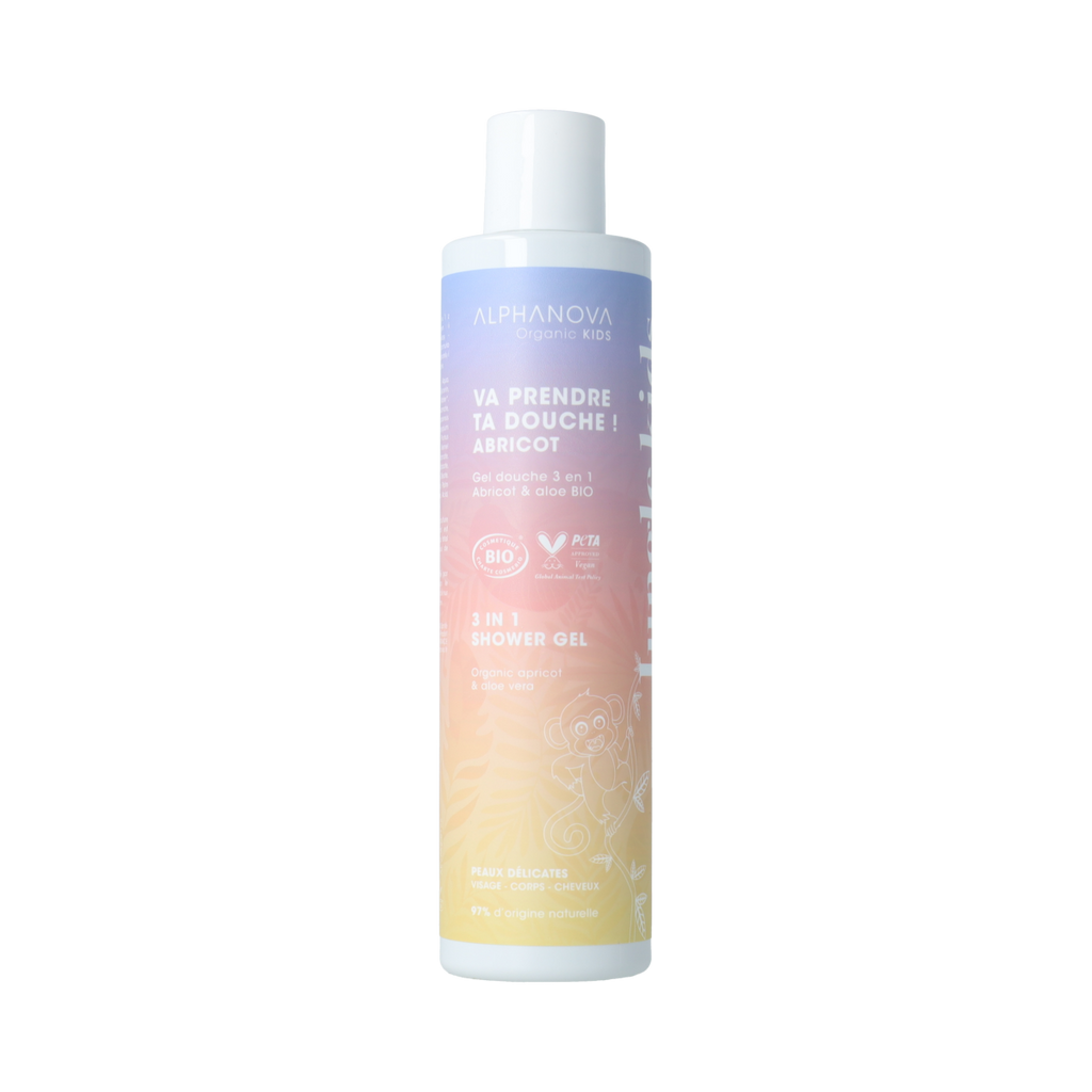 Alphanova Kids Kids bio showergel abricot 250.00 Milliliter