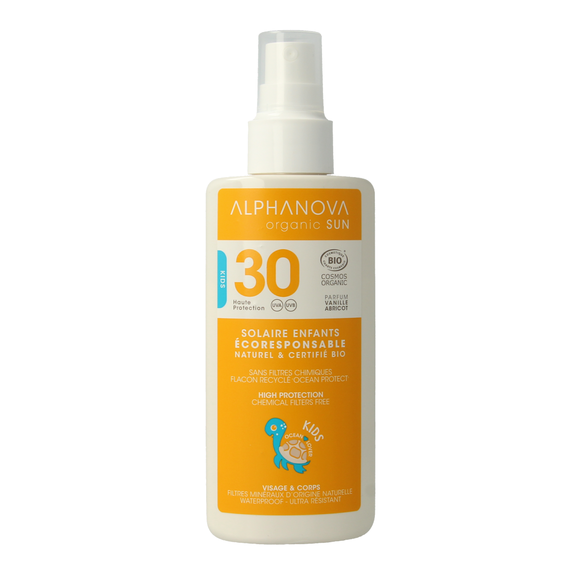 Alphanova Sun Sun bio kids spray SPF30 vegan 125.00 Milliliter